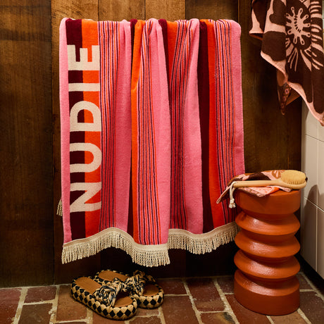 June Nudie Bath Sheet - Dahlia