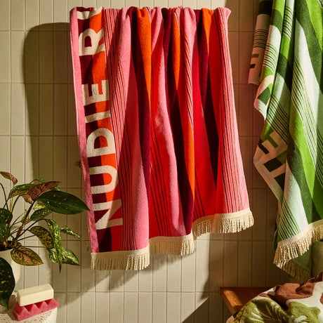 June Nudie Bath Sheet - Dahlia