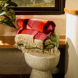 June Nudie Bath Sheet - Dahlia
