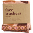 Jolene Face Washer Set - Carnelian