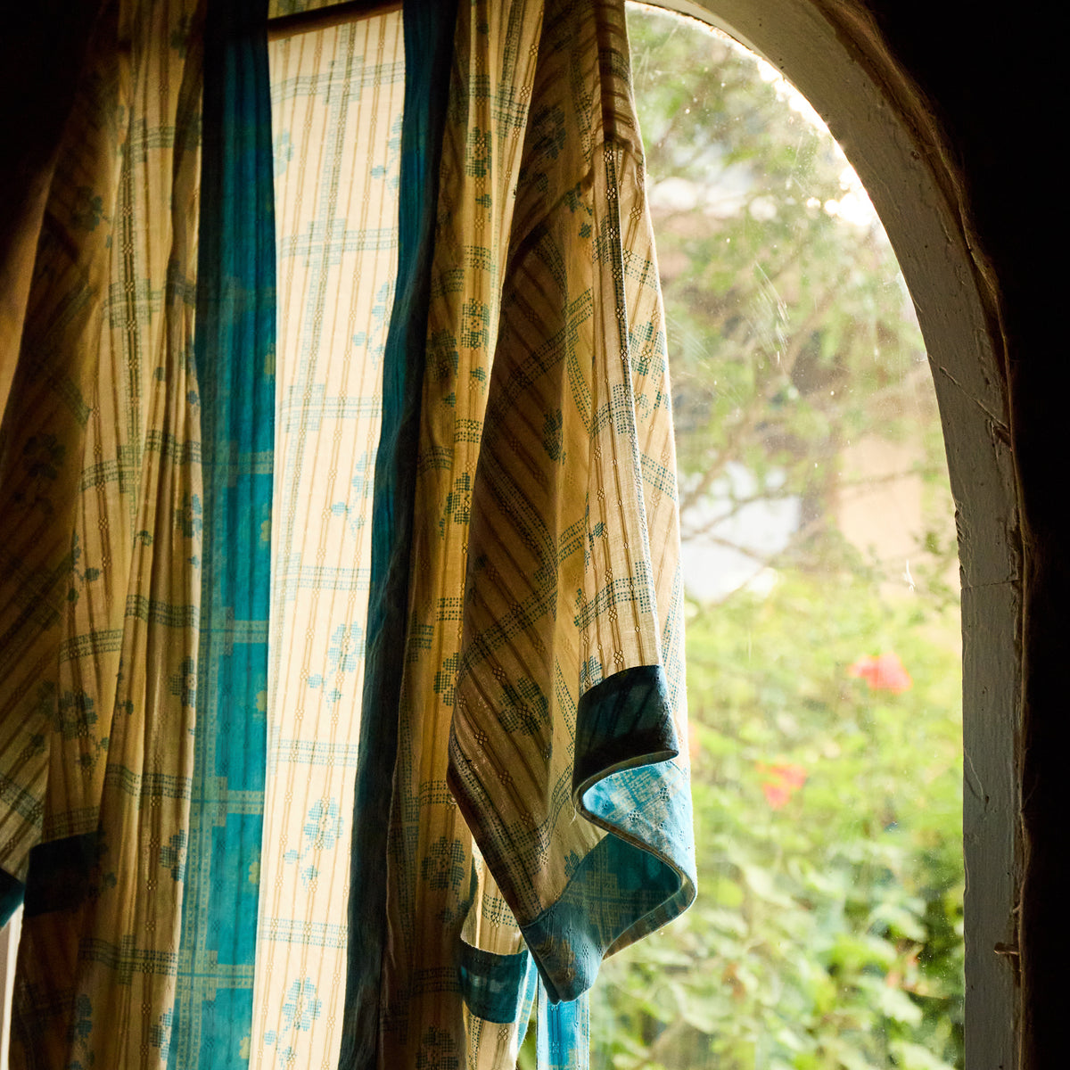 Bonny Cotton Robe - Turquoise