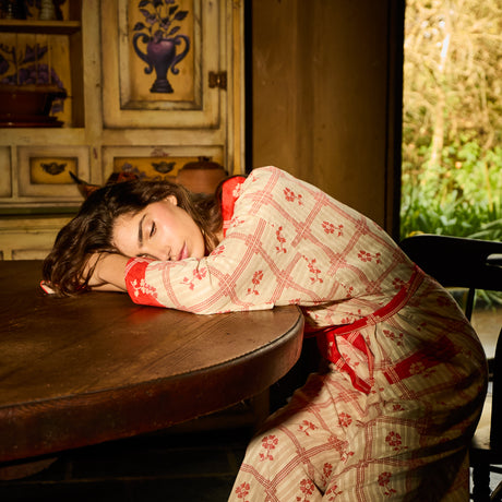 Bonny Cotton Robe - Poppy