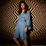 Anneliese Denim Robe - Poppy