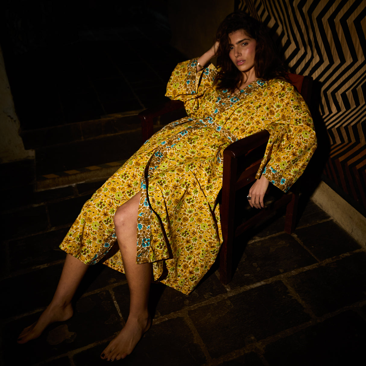 Magnolia Cotton Robe