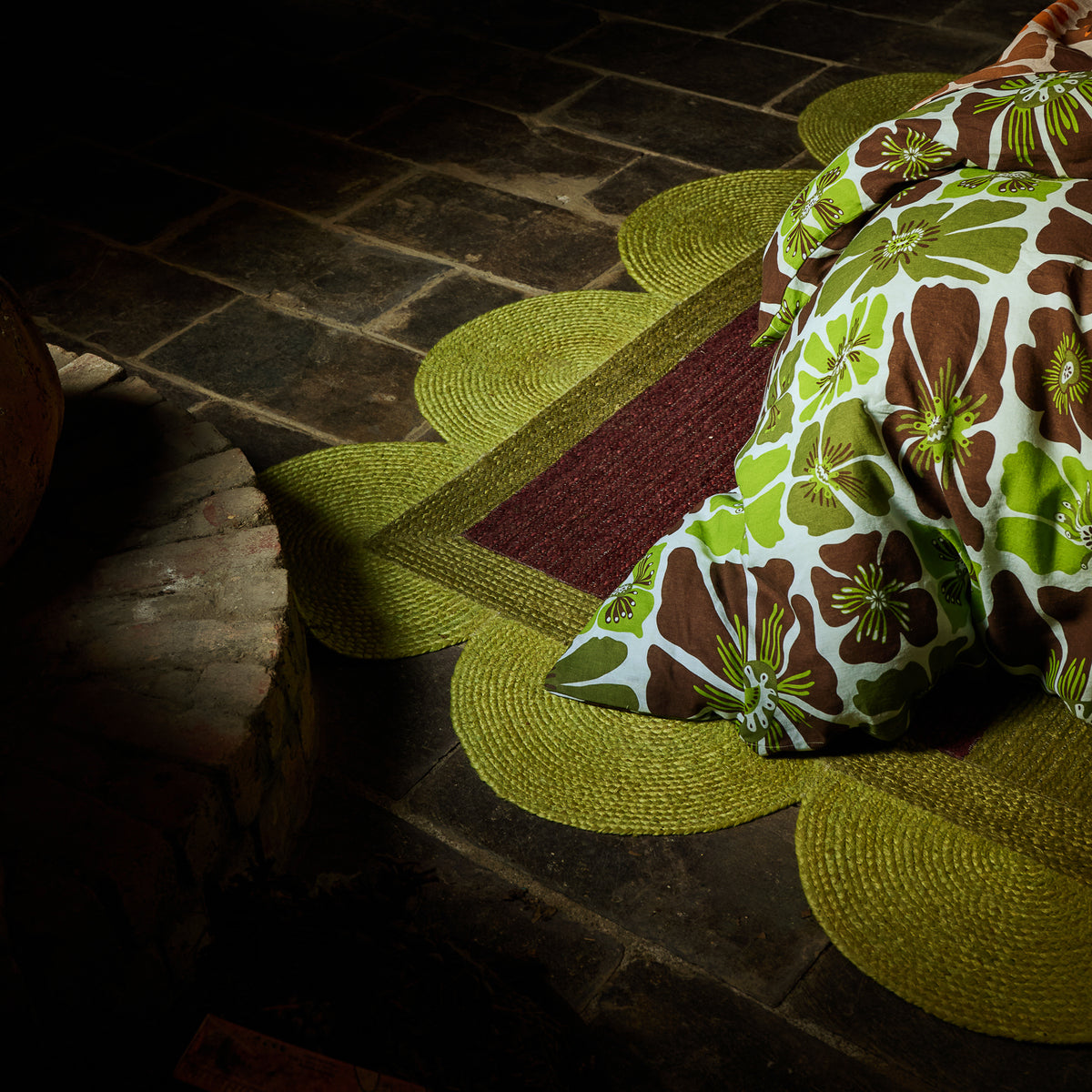 Neomi Jute Rug - Cactus Green 150 x 210 cm