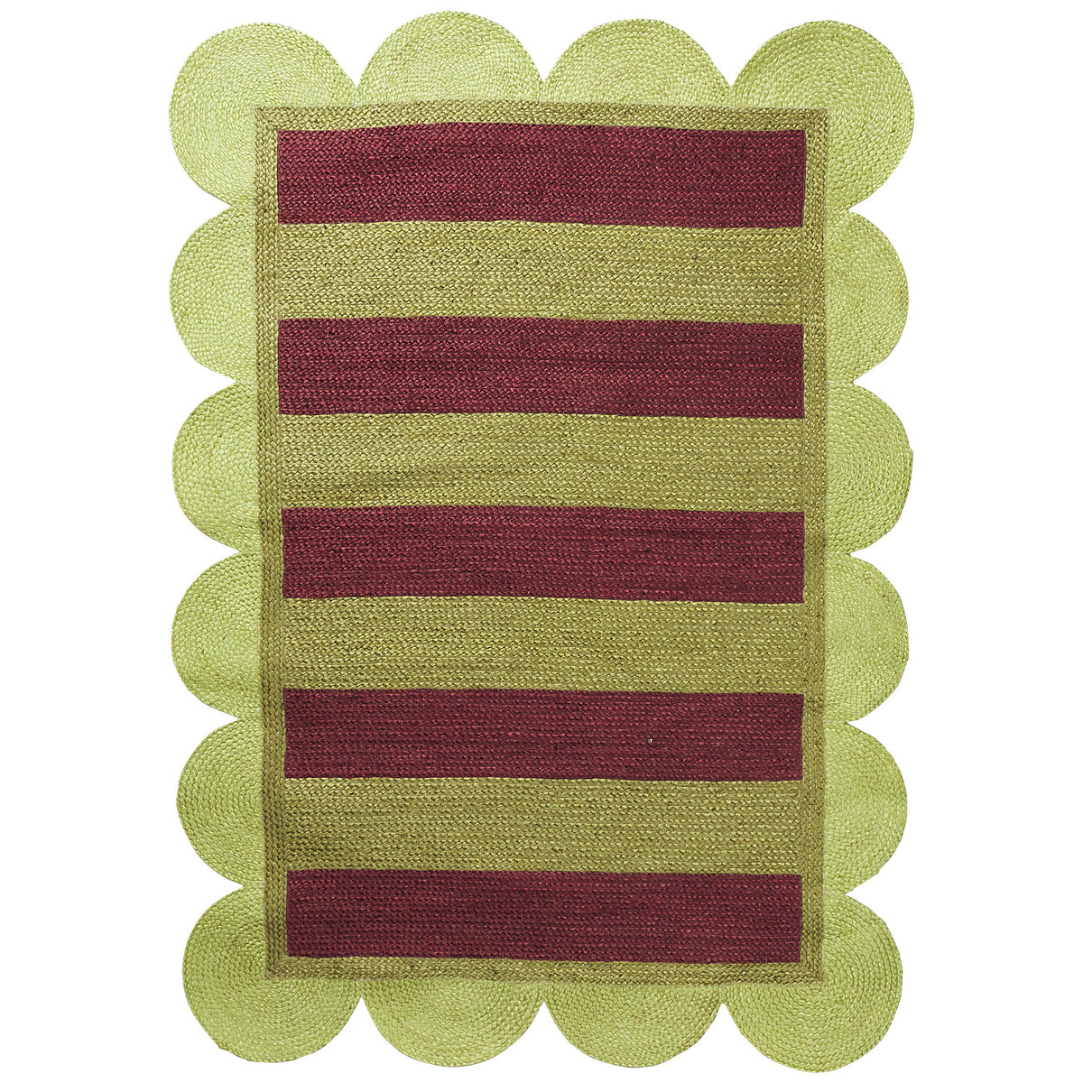 Neomi Jute Rug - Cactus Green 150 x 210 cm