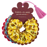 Magnolia Cotton Scrunchie Set