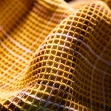 Frances Waffle Tea Towel - Ochre