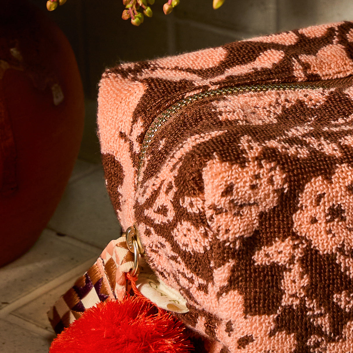 Indiana Terry Pouch - Carnelian Small