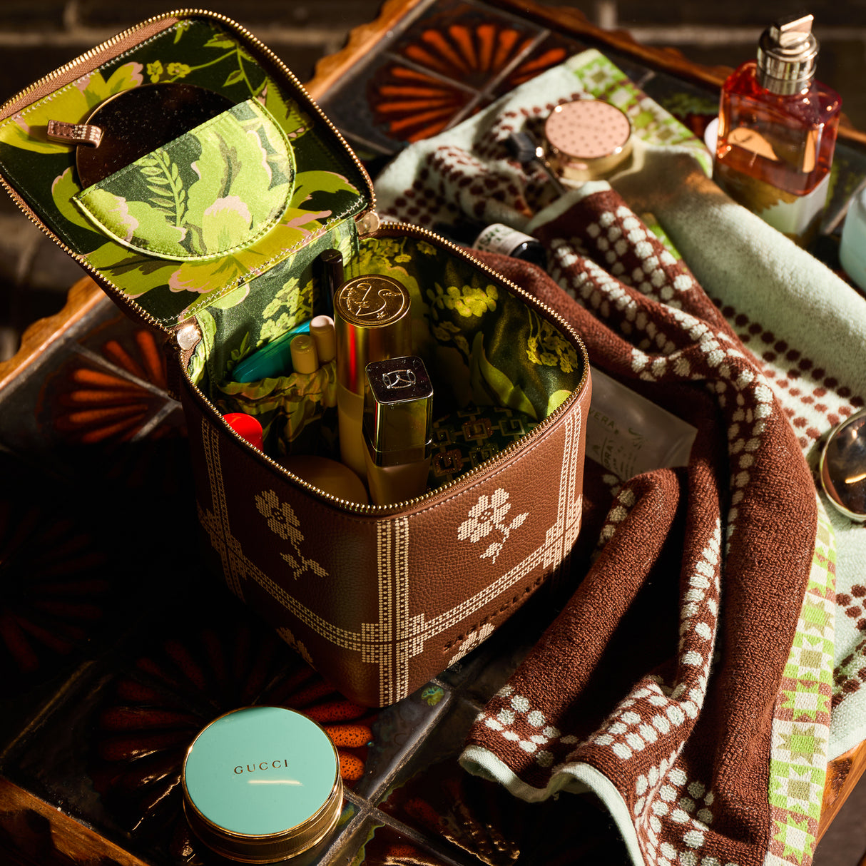 Bonny Small Vanity Case - Umber