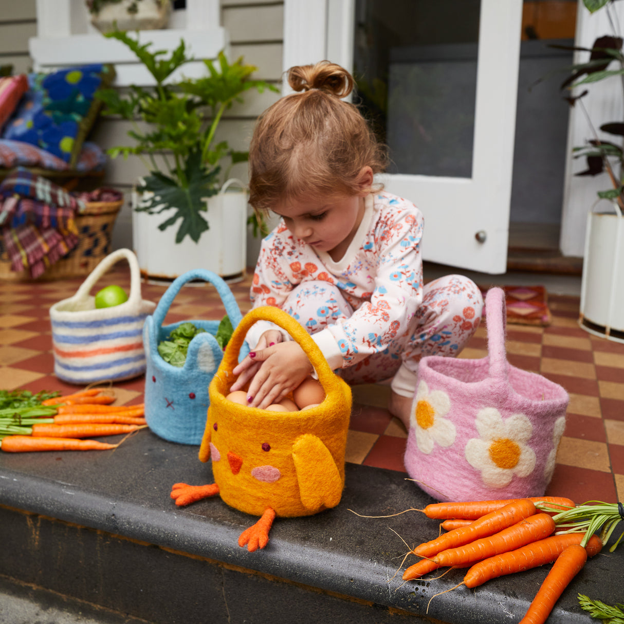 Zora Felt Basket