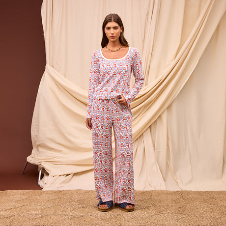 Emese Pointelle Pyjama Set 6