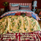 Kai Patchwork Bedcover - Garnet