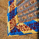 Clarice Patchwork Bedcover - Azure