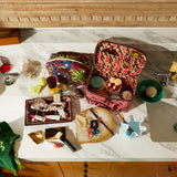 Delphine Large Vanity Case - Garnet