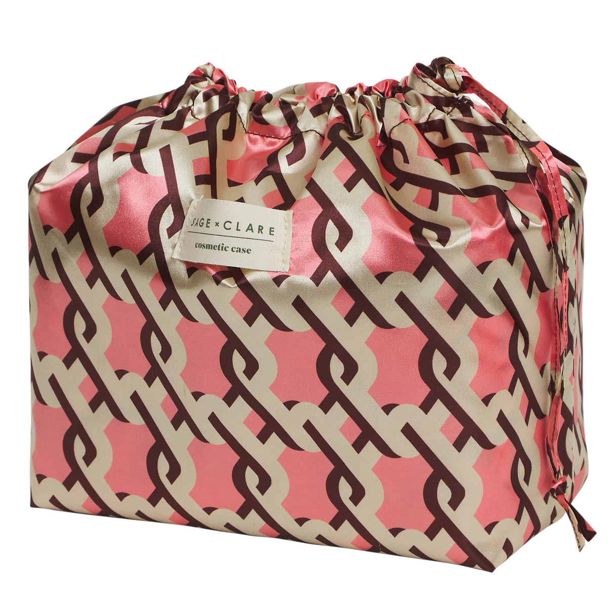Delphine Large Vanity Case - Garnet