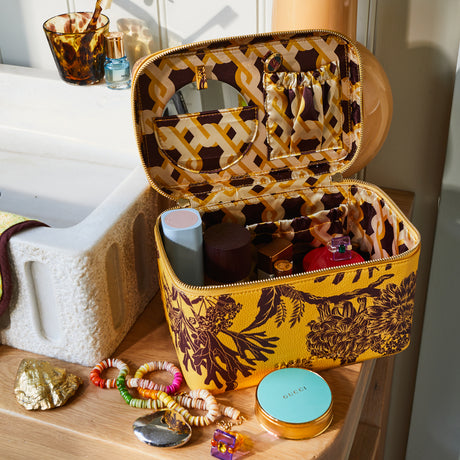 Delphine Large Vanity Case - Dune