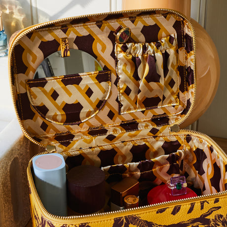 Delphine Large Vanity Case - Dune