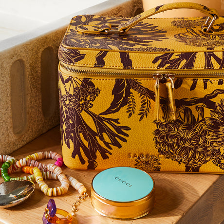 Delphine Large Vanity Case - Dune