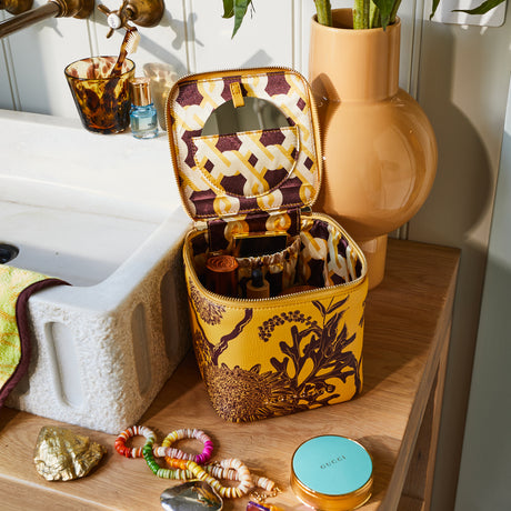 Delphine Small Vanity Case - Dune