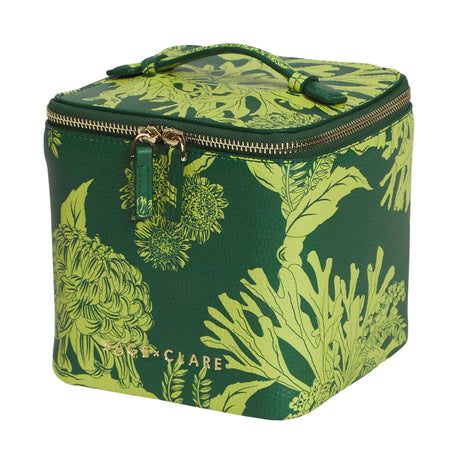Delphine Small Vanity Case - Anise