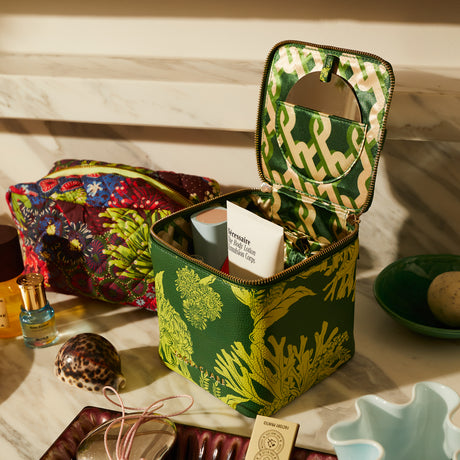 Delphine Small Vanity Case - Anise