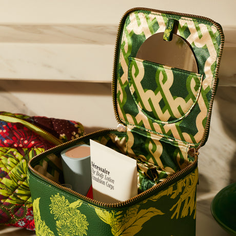 Delphine Small Vanity Case - Anise