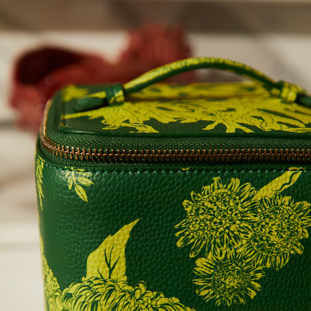 Delphine Small Vanity Case - Anise