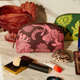 Delphine Cosmetic Pouch - Garnet