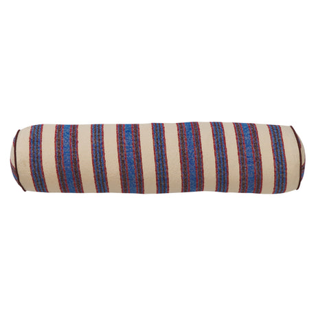 Selene Woven Bolster Cushion - Azure Feather Insert