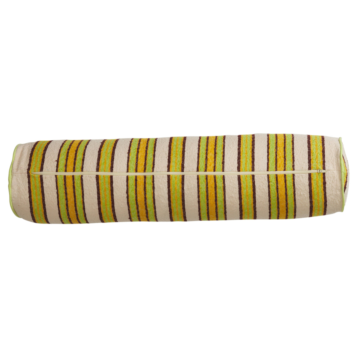 Selene Woven Bolster Cushion - Dune Feather Insert