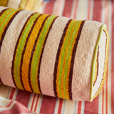 Selene Woven Bolster Cushion - Dune Feather Insert