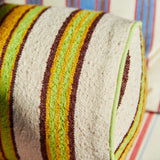 Selene Woven Bolster Cushion - Dune Feather Insert