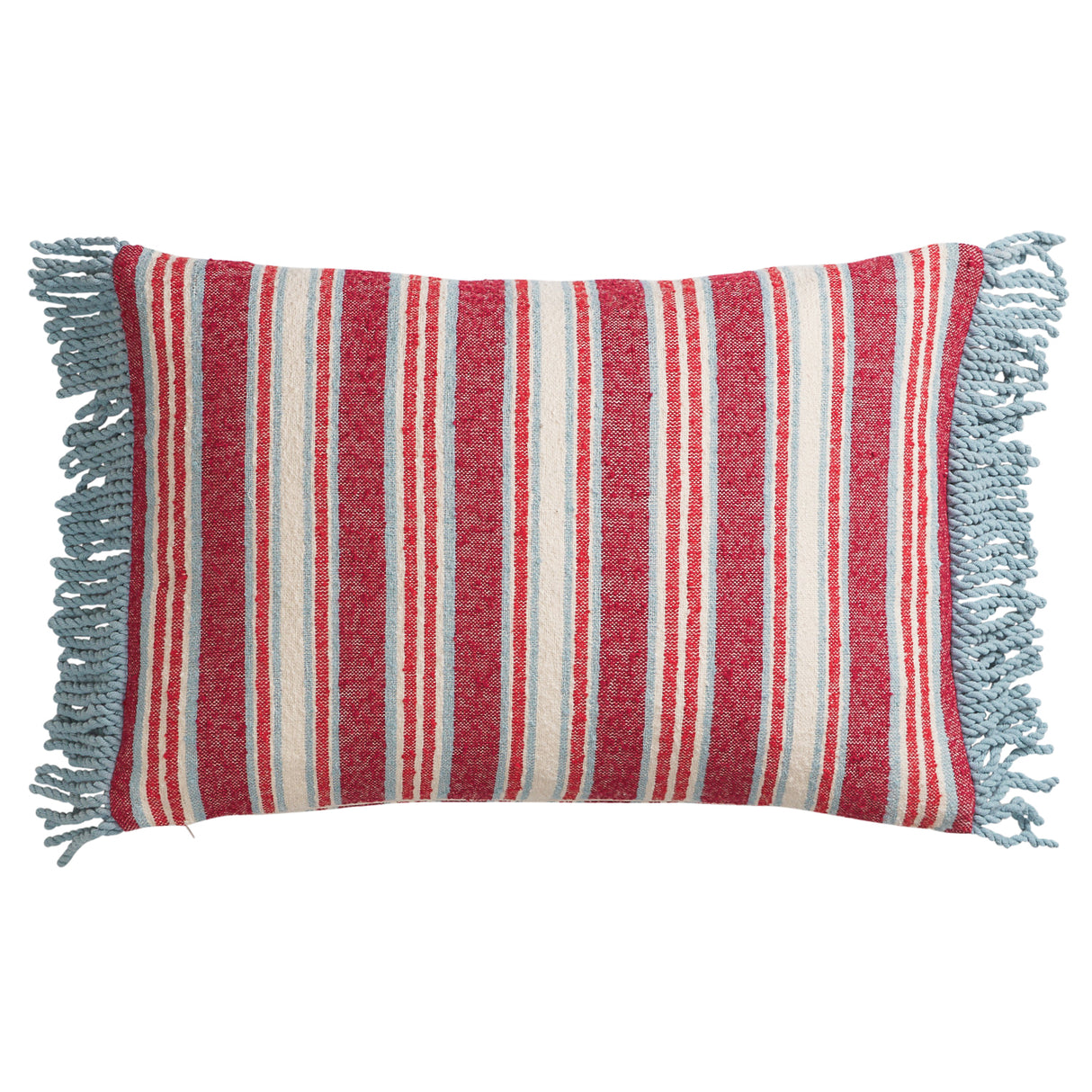 Selene Woven Cushion - Crimson Feather Insert