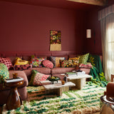 Cora Tufted Cushion - Kelp Feather Insert