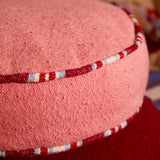 Delana Round Cushion - Hibiscus Feather Insert