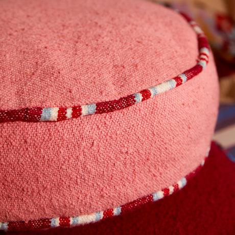 Delana Round Cushion - Hibiscus Feather Insert