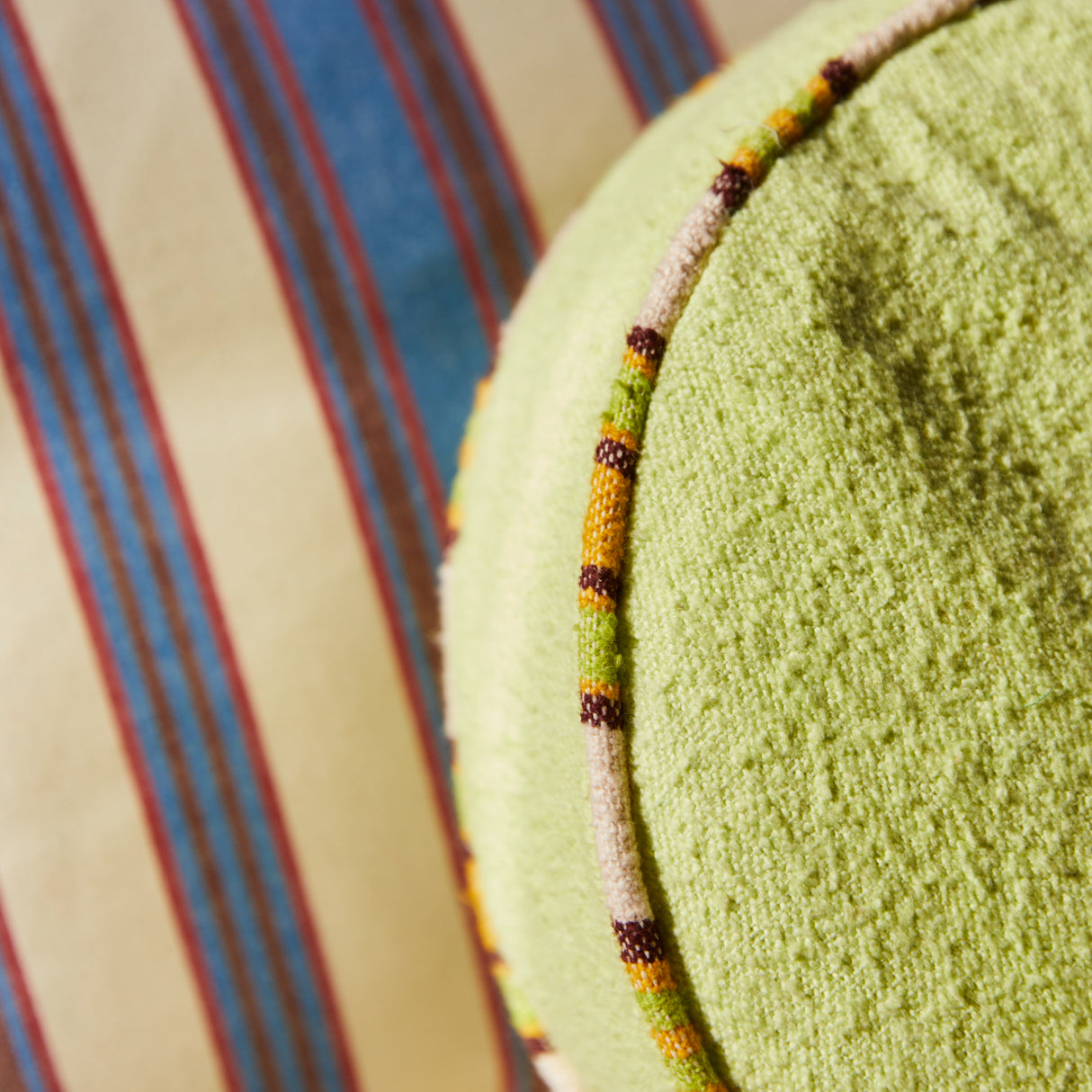 Delana Round Cushion - Zest Feather Insert