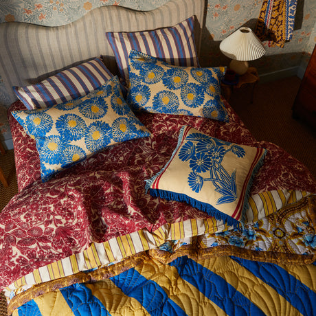 Emilia Embroidered Cushion Feather Insert