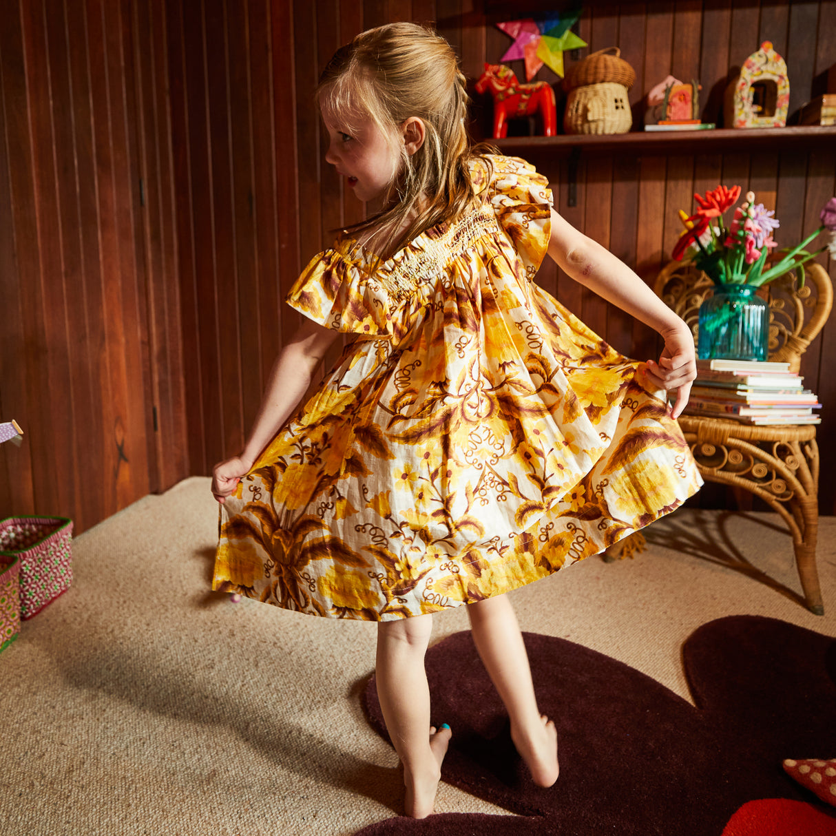 Clementine Kids Smock Dress 3