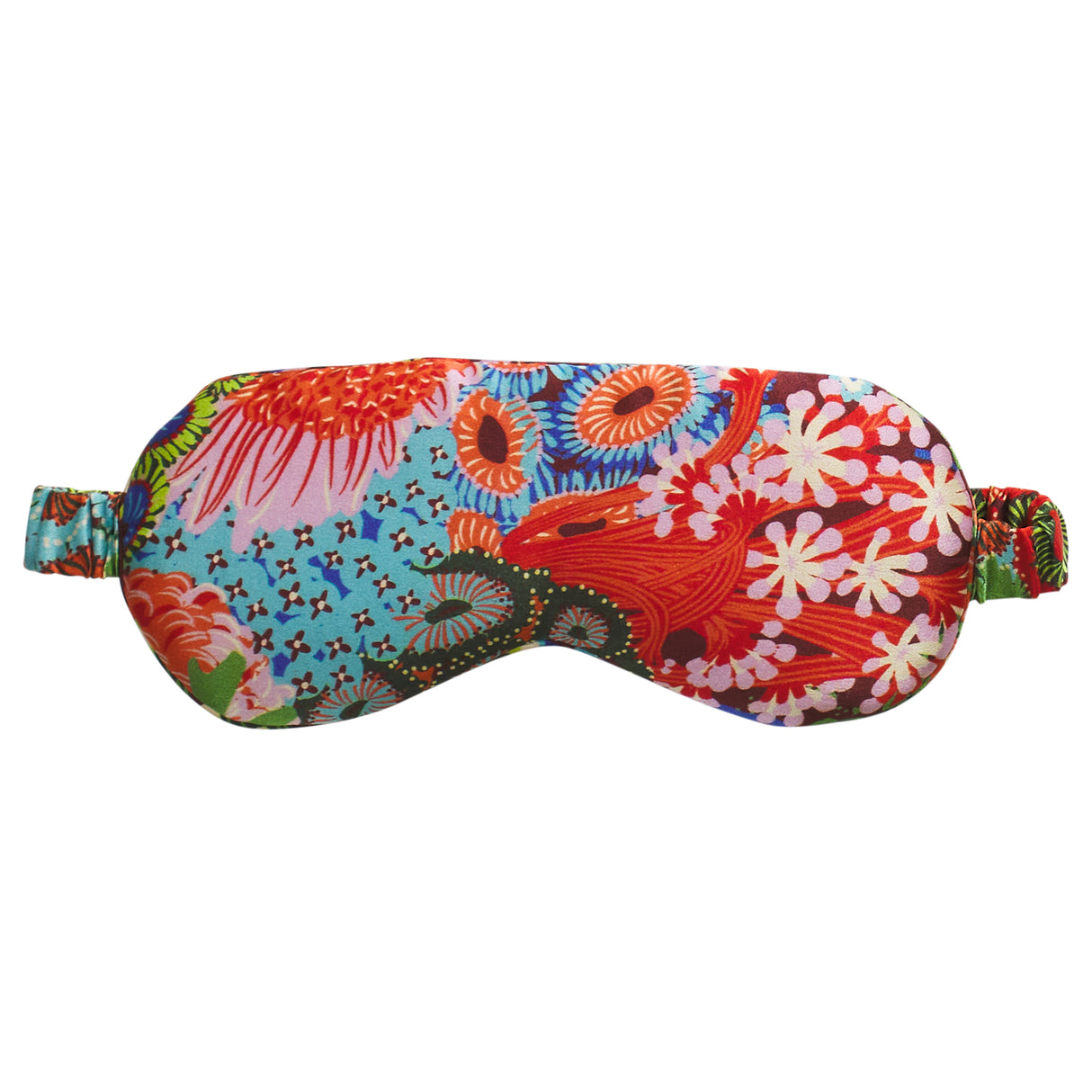 Coralie Silk Eye Mask - Garnet