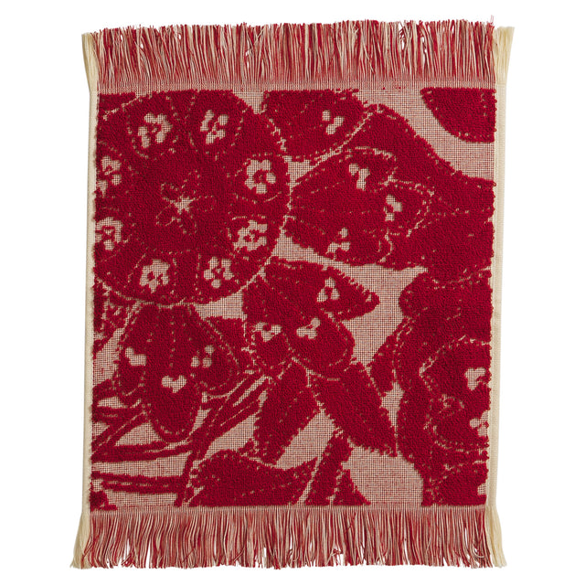 Lucia Face Washer - Crimson