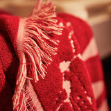 Lucia Face Washer - Crimson
