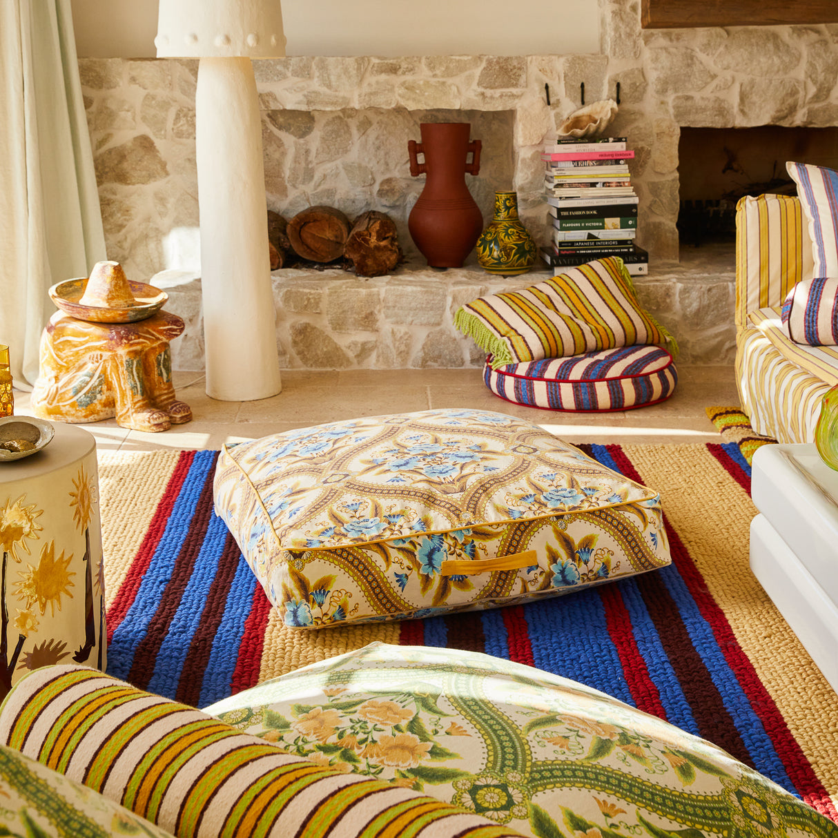 Margaret Floor Cushion - Clay