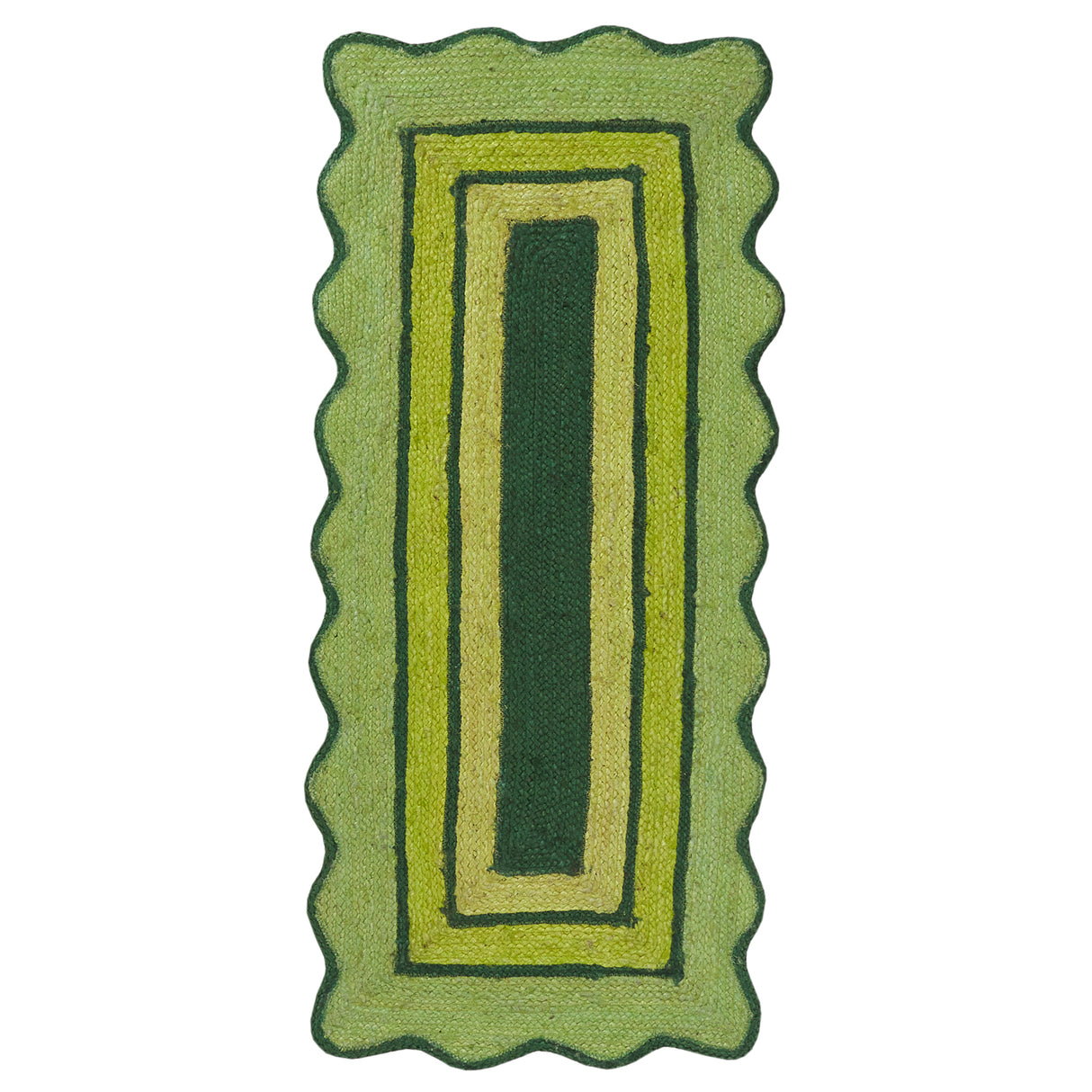 Melvie Jute Runner - Key Lime