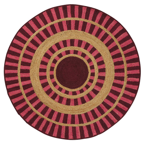 Fernanda Jute Rug - Hibiscus 160 cm