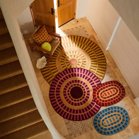 Fernanda Jute Rug - Hibiscus 160 cm