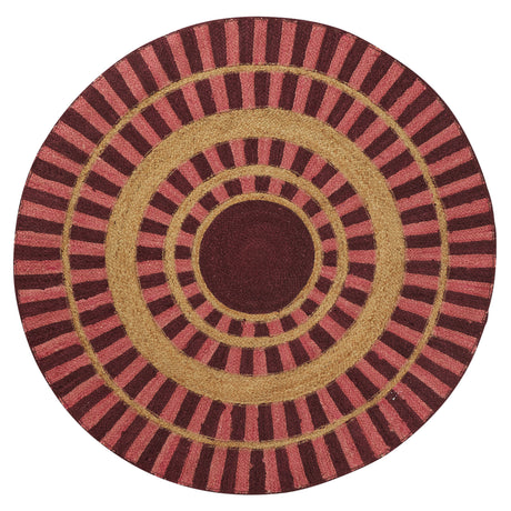 Fernanda Jute Rug - Hibiscus 160 cm