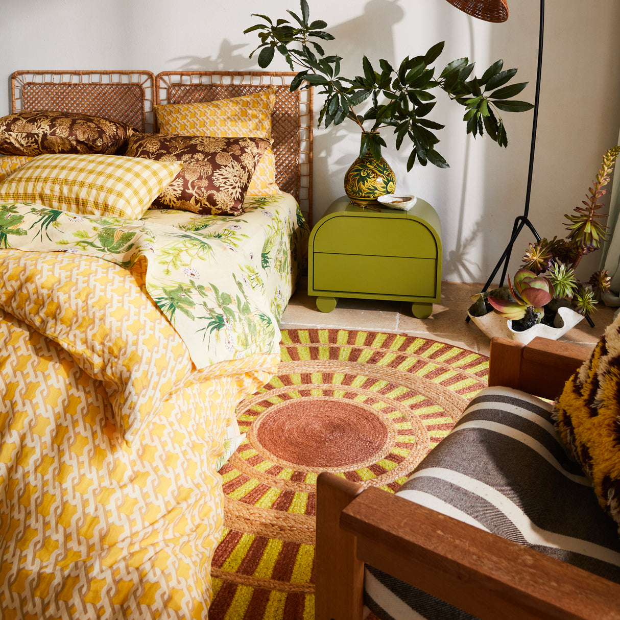 Fernanda Jute Rug - Anise 160 cm