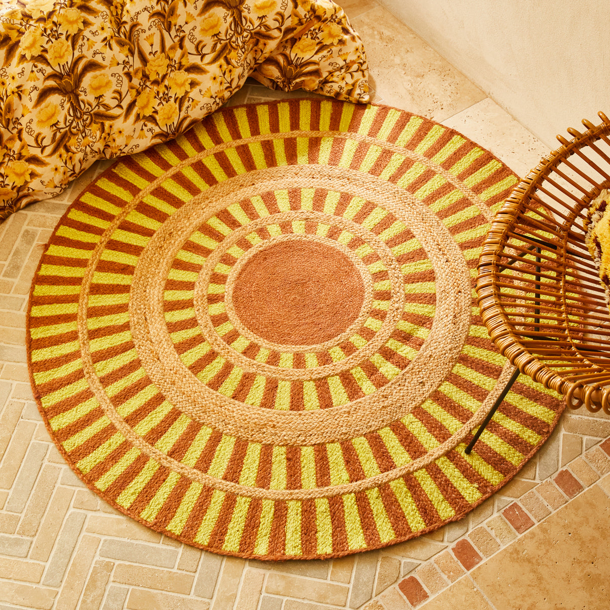 Fernanda Jute Rug - Anise 160 cm